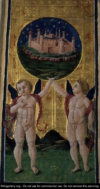 The World, tarot card, c.1490 - Antonio Cicognara