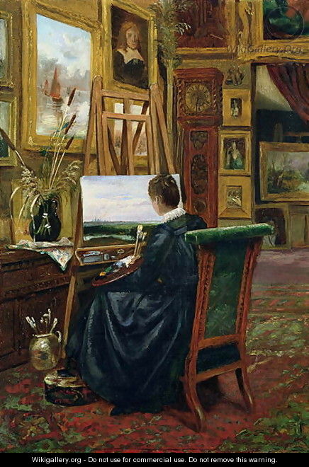 A Lady Artist, 1887 - Mary Churchill