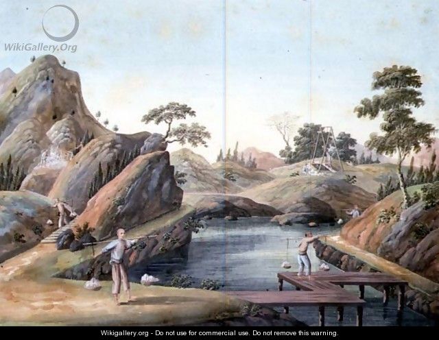 View of a Rock Quarry, 1820 - Anonymous Artist