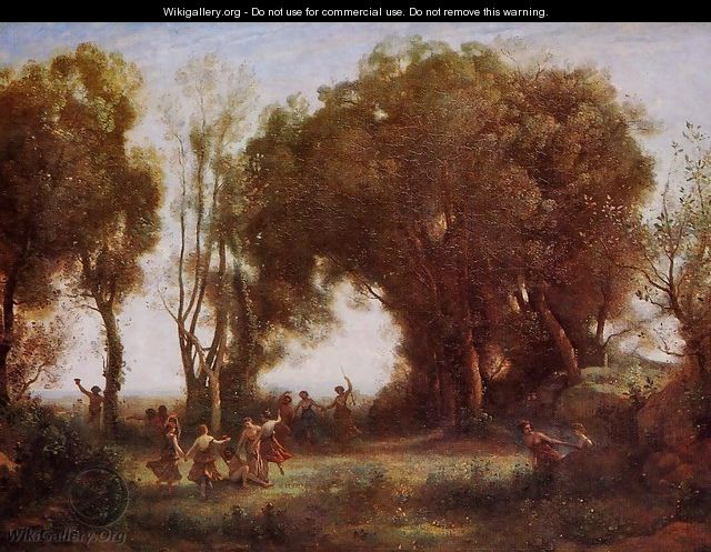 Morning - Dance of the Nymphs - Jean-Baptiste-Camille Corot