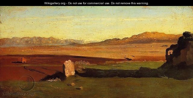 Roman Countryside - Jean-Baptiste-Camille Corot