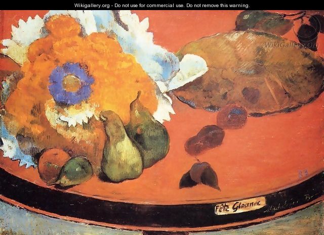 Still Life, Fete Gloanec - Paul Gauguin