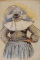 Four Breton Women (study) - Paul Gauguin