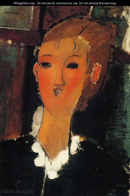 Young Woman with a Small Ruff - Amedeo Modigliani