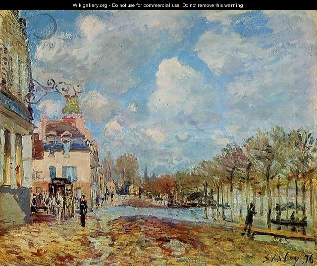 The Flood at Port-Marly - Alfred Sisley