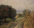 Among the Vines near Louveciennes - Alfred Sisley
