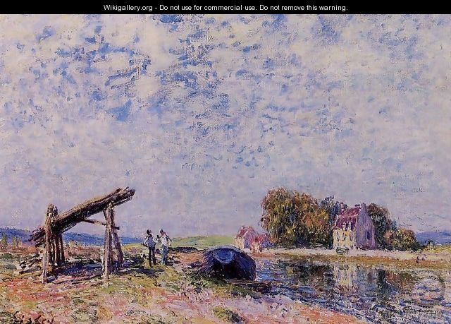 The Loing Canal at Saint-Mammes - Alfred Sisley