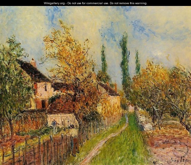 Path at Sablons - Alfred Sisley