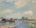 The Canal at Saint-Mammes - Alfred Sisley
