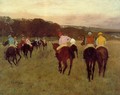 Racehorses at Longchamp - Edgar Degas