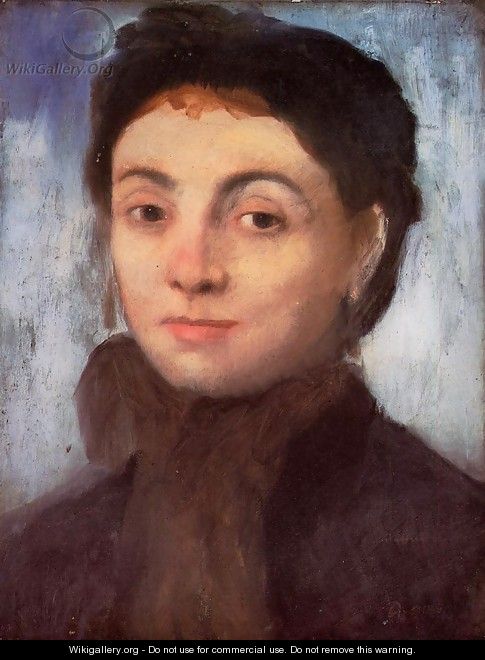 Study for the Portrait of Josephine Gaujean - Edgar Degas