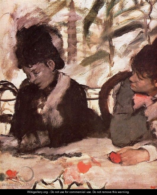 At the Cafe - Edgar Degas