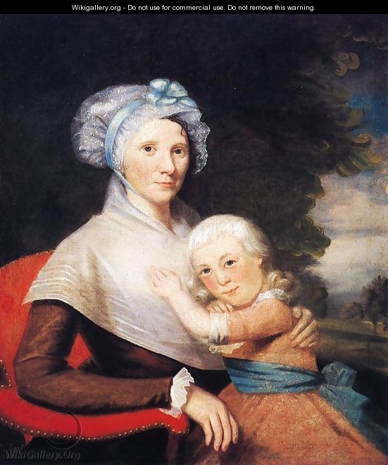 Martha Tennent Rogers and Daughter - Ralph Earl