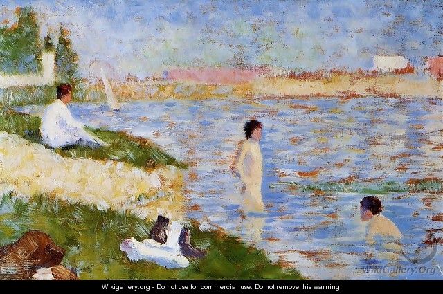 Bathers in the Water - Georges Seurat