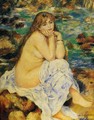 Seated Nude I - Pierre Auguste Renoir