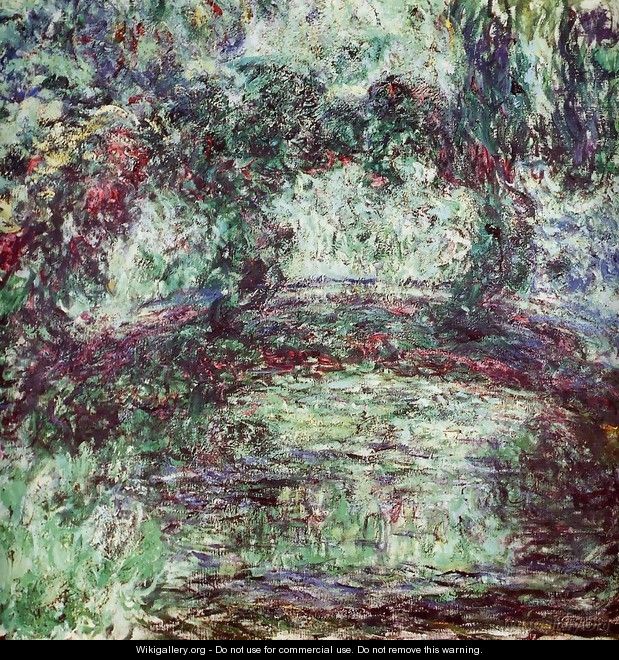 The Japanese Bridge II - Claude Oscar Monet