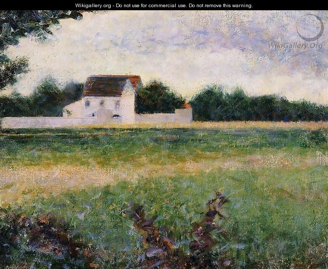 Landscape of the Ile de France - Georges Seurat