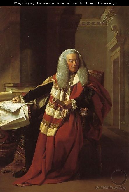 Portrait of William Murray (1705-93), 1st Earl of Mansfield, 1782-83 - John Singleton Copley