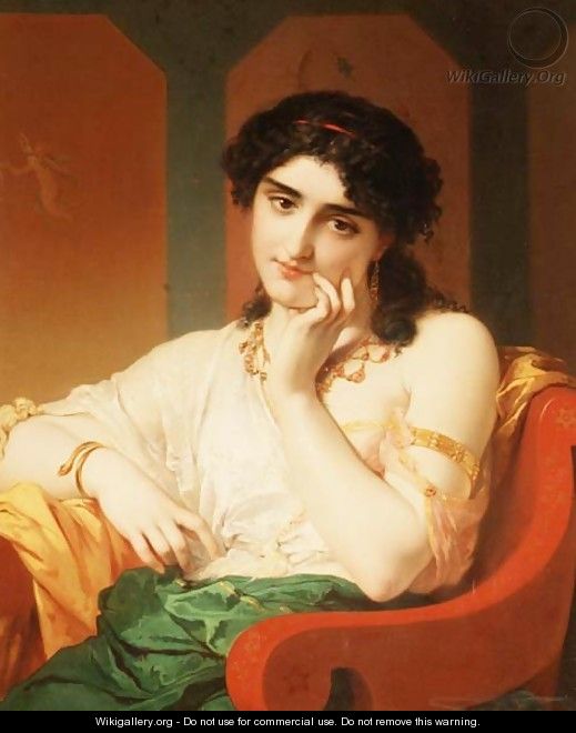 A Classical Beauty - Pierre Oliver Joseph Coomans