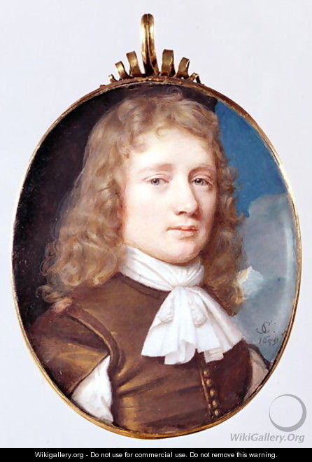 Miniature portrait of an Unknown Man, 1659 - Samuel Cooper