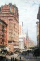 Fifth Avenue New York City, 1906 - Colin Campbell Cooper