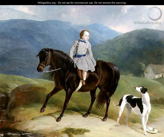 Master Edward Coutts Marjoriebanks on his Pony, c.1851 - Abraham Cooper