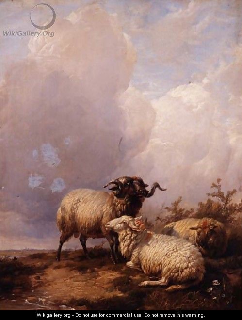Sheep in Landscape - Thomas Sidney Cooper