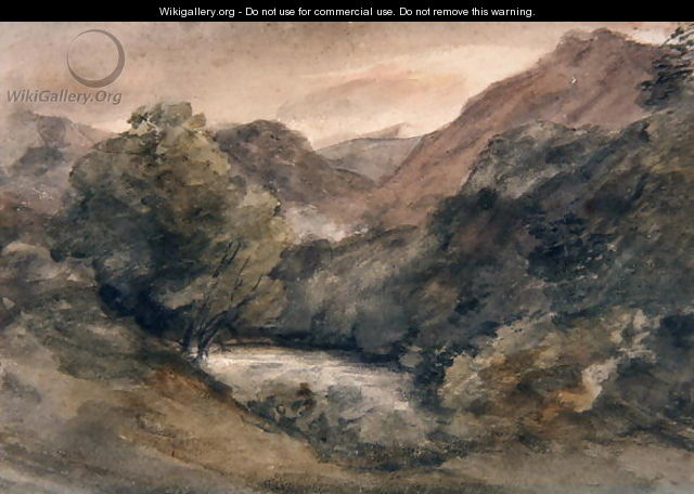 Borrowdale, Evening after a Fine Day, October 1, 1806 - John Constable