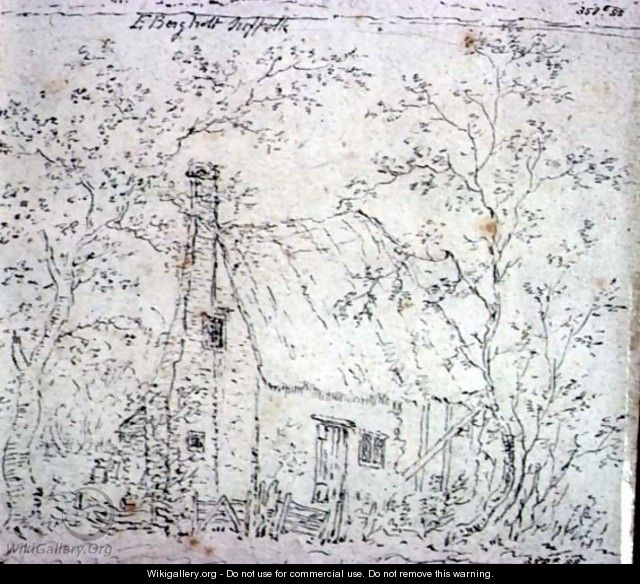 Cottage at East Bergholt - John Constable
