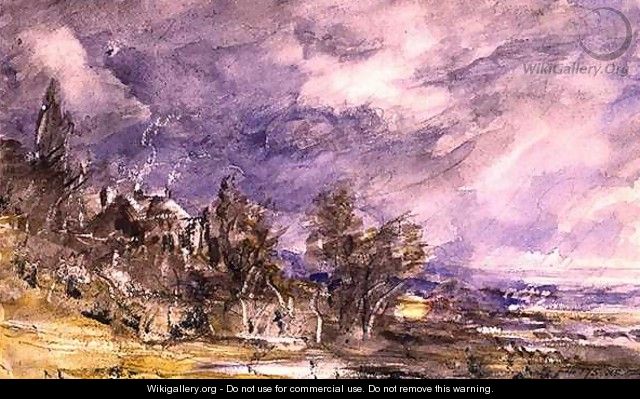 Hampstead Heath from near Well Walk, 1834 - John Constable