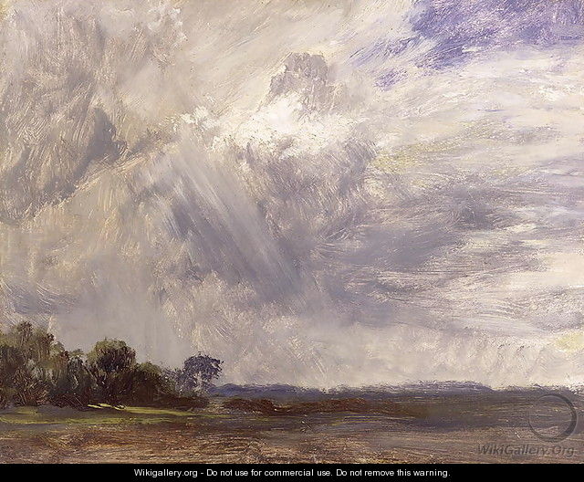 Landscape with Grey Windy Sky, c.1821-30 - John Constable