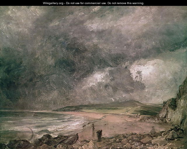 Weymouth Bay with Approaching Storm - John Constable