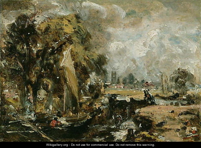 Dedham Lock, c.1819-20 - John Constable