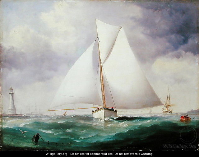 The Spinnaker Sail - Nicholas Matthews (1816-51) Condy
