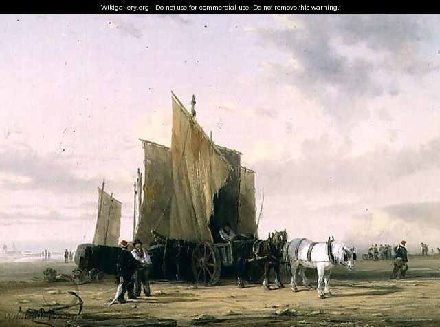 On The Coast at Yarmouth - William Collins