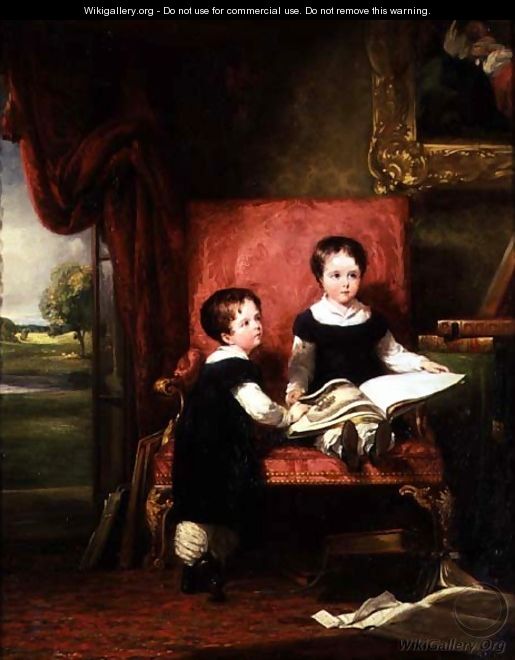 Lord Charles and Lord Thomas Pelham Clinton - William Collins
