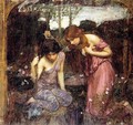Nymphs finding the Head of Orpheus study 1900 - John William Waterhouse