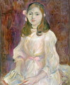 Portrait of Julie Manet (1878-1966) Holding a Book 1889 - Berthe Morisot