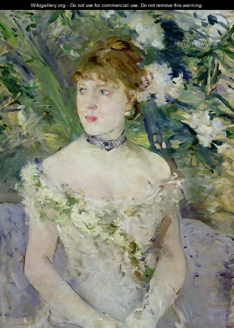 Young girl in a ball gown, 1879 - Berthe Morisot