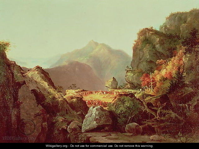 Scene from The Last of the Mohicans 1826 - Thomas Cole