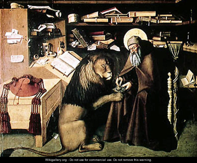 St. Jerome Removing a Thorn from the Lion