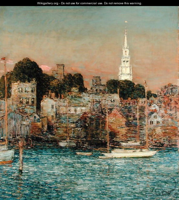 October Sundown, Newport, 1901 - Childe Hassam