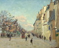 Paris, Quai de Bercy, Snow Effect, c.1873-74 - Armand Guillaumin