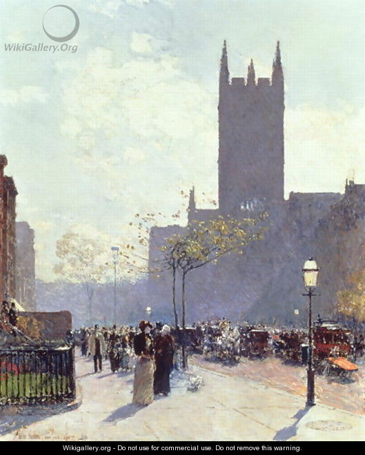 Lower Fifth Avenue, 1890 - Childe Hassam