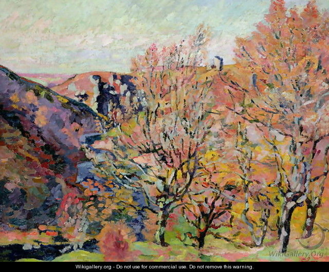 The Valley of the Sedelle in Crozant, c.1898 - Armand Guillaumin