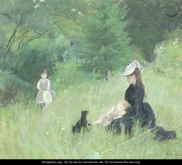 In a Park 1874 - Berthe Morisot