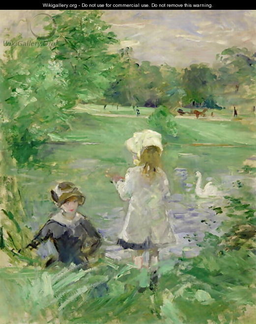 Beside a Lake 1883 - Berthe Morisot