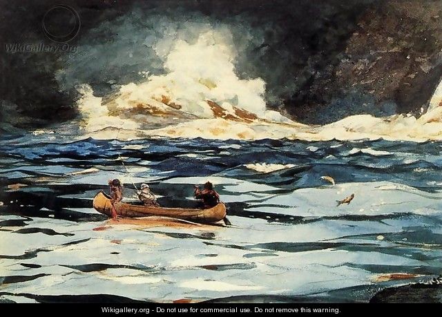 Under the Falls, The Grand Discharge - Winslow Homer