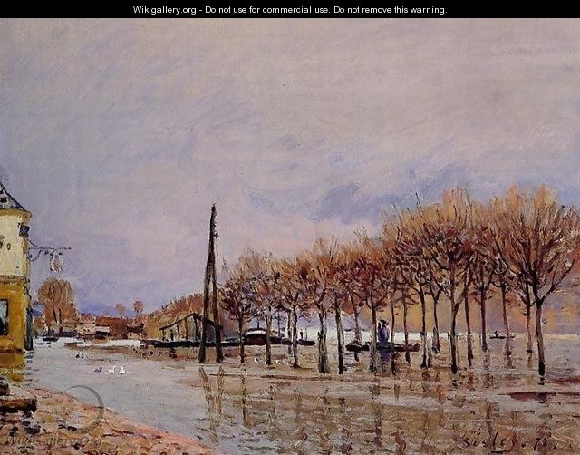 Flood at Port-Marly I - Alfred Sisley
