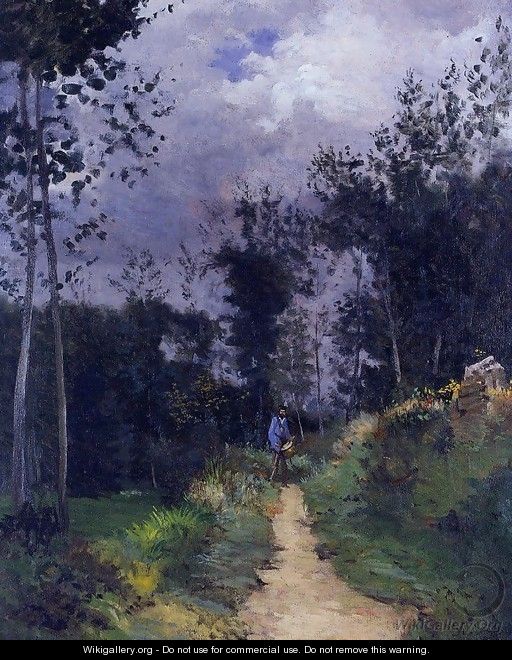 Rural Guardsman in the Fountainbleau Forest - Alfred Sisley